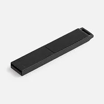 Флешка markBright Black с зеленой подсветкой, 32 Гб