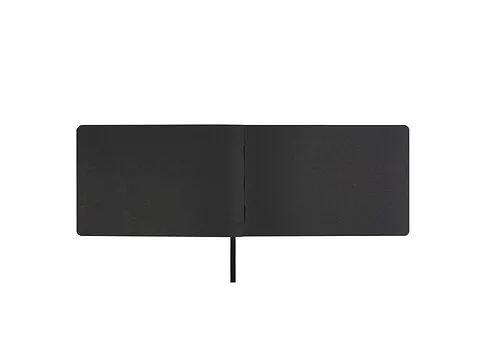 Скетчбук Sketch & Art в мягком переплете 210х140 мм, 48 л. черной бумаги 200 гр., черный