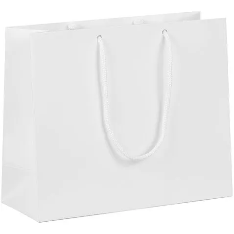 Пакет бумажный с ламинацией Lami Tote S, белый