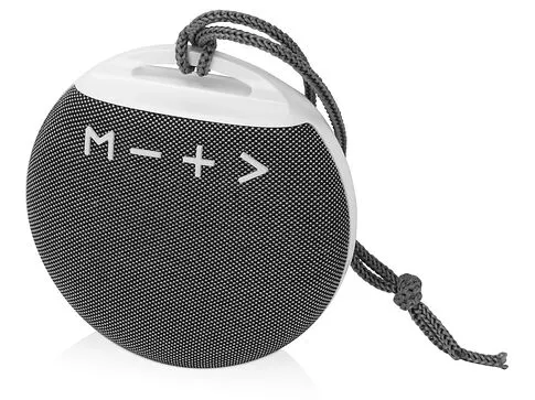 Подарочный набор с пледом и колонкой в сумке - холодильнике  Musical trek, синий