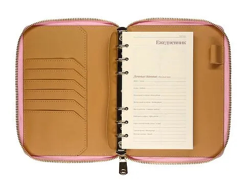 ЕЖЕДНЕВНИК недатированный А5- RIVIERA. ZEFIR (РОЗОВЫЙ ЗЕФИР) (Р)