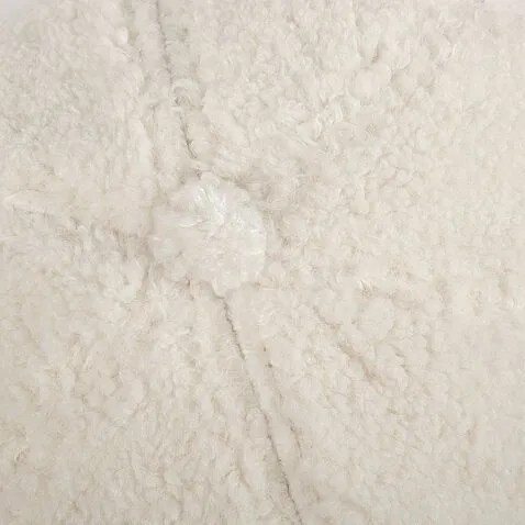 Бейсболка Oblako, утепленная, молочно-белая