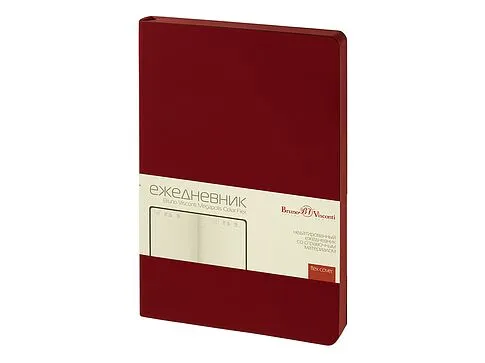 Ежедневник недатированный А5 Megapolis Color Flex New, бордовый