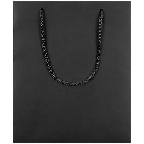 Пакет бумажный Vid M, черный