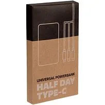 Аккумулятор Uniscend  Half Day Type-C 5000 мАч, черный