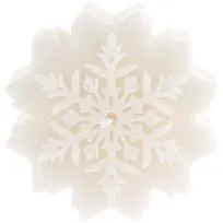 Свеча Snowflame 2, белая, 8 см