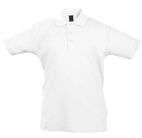 Рубашка поло детская Summer II Kids 170, белая