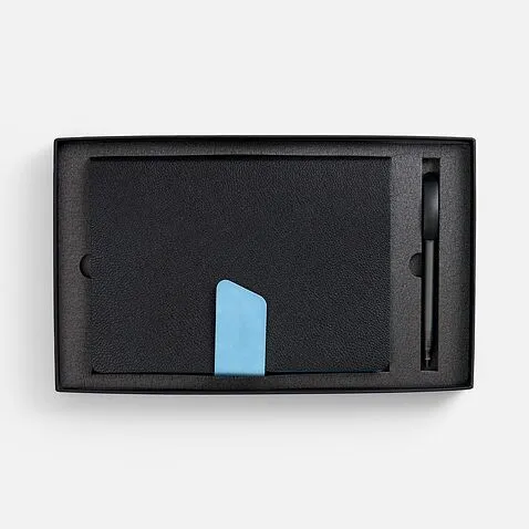 Набор Boom, черный с голубым