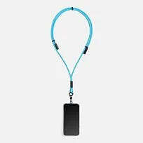 Кабель-ланьярд energyFlex Power Delivery 60 Вт, голубой