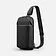 Рюкзак на одно плечо Solnex, черный