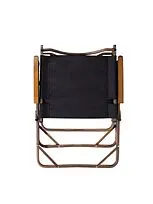 Стул MW02 складной, черный, темное дерево