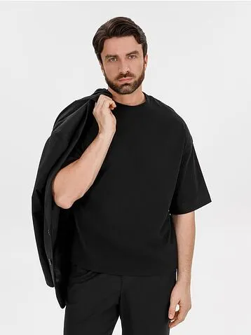 Футболка оверсайз Big Boss, черная