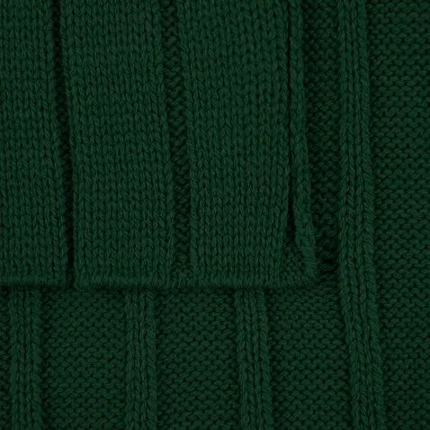 Плед Tressa, темно-зеленый