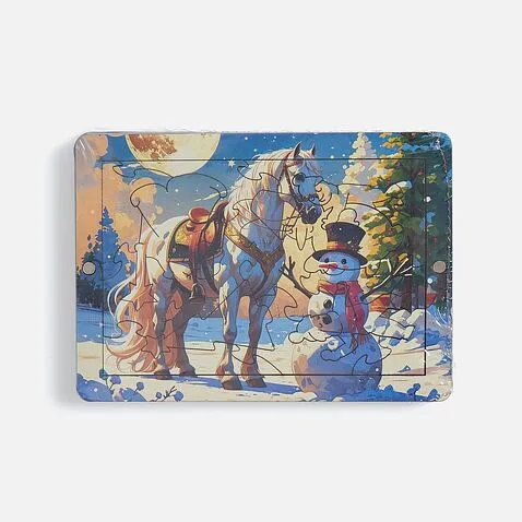 Деревянный пазл с крышкой PuzzleBox на заказ