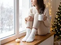 Свеча Snowlight 3, белая, 6 см