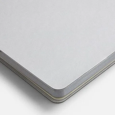 Блокнот Flex Shall ver.2, серебристый