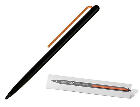 Вечный карнадаш GRAFEEX Pencil, GFX001AR, черный/оранжевый