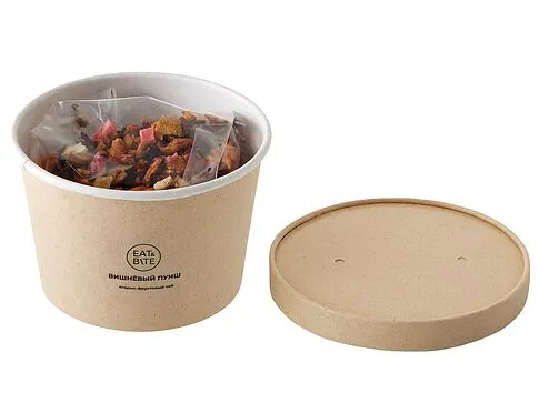 Чай травяной Вишневый пунш в картонном стаканчике, 50 гр.