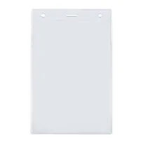 Карман для бейджа Lucid, вертикальный, из фактурного ПВХ