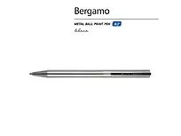 Ручка металлическая шариковая Bergamo, серебристый