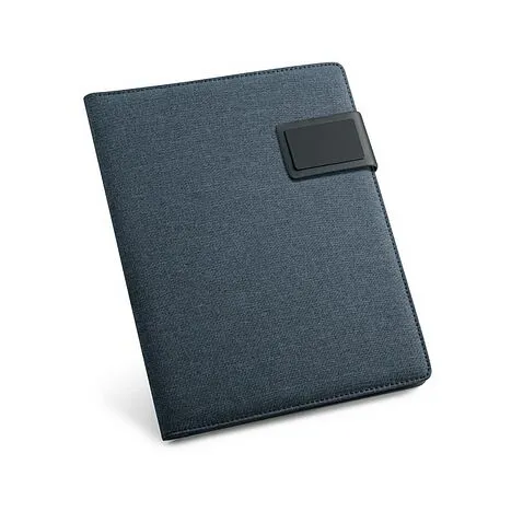 Папка A5 из искусственного льна и экокожи с магнитной застежкой Папка A5 из искусственного льна и экокожи с магнитной застежкой