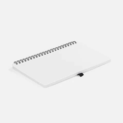 Блокнот на пружине Stone Line, белый