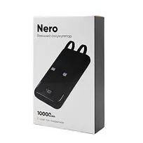 Внешний аккумулятор Nero с быстрой зарядкой (до 22,5W), 10000 mAh, чёрный