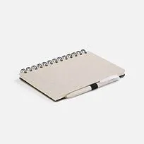 Блокнот на спирали Intrigo, белый