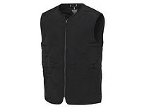 Quartz утепленный жилет унисекс из переработанного материала GRS - сплошной черный