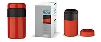 Двухстенная вакуумная бутылка FLOW Toppoint design 250 мл, красный