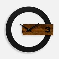 Часы TimeLord, черные с коричневым