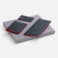 Набор Multimo Simple, черный с красным