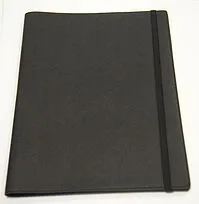 Папка-обложка для блокнота на резинке А4 FOLIO, черный