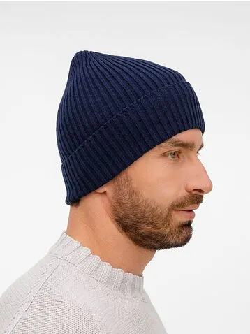 Шапка Catch Match, темно-синяя