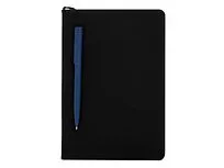 Подарочный набор с блокнотом С3, металлической ручкой и термосом, черный