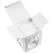 Елочный шар Gala Matt в коробке, 6 см, белый