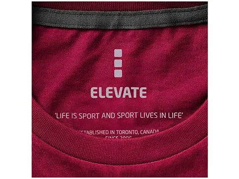 Nanaimo мужская футболка с коротким рукавом, бургунди