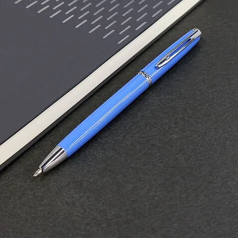 Ручка металлическая Patriot, синяя