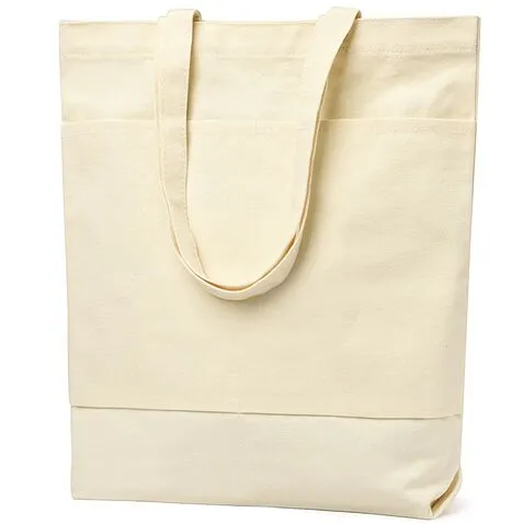 Сумка для покупок JETTA с карманами 325 г/м², натуральная