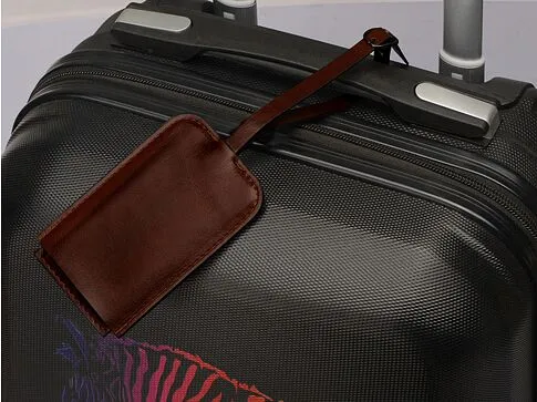 Багажная бирка из PU Fabrizio, коричневый