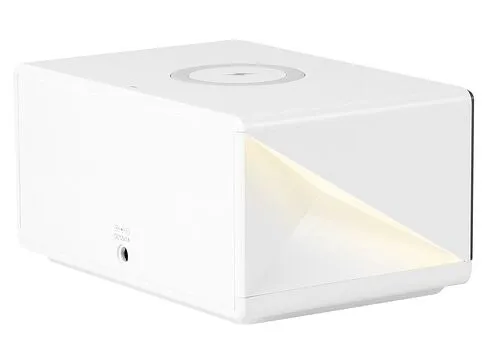 Часы с беспроводным зарядным устройством Rombica Timebox 2, белый (Р)