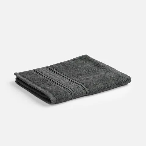 Полотенце махровое Terrychic, среднее, темно-серое