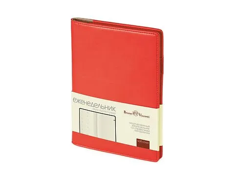 Еженедельник недатированный А5 Concept, красный (Р) Еженедельник недатированный А5 Concept, красный (Р)