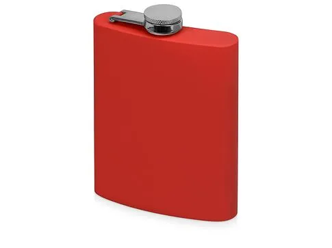 Фляжка 240 мл Remarque soft touch, 201 сталь, красный