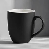 Кружка с покрытием soft-touch C1, черный