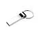 Флешка Ring rail 16 Гб, металл, серебро глянец