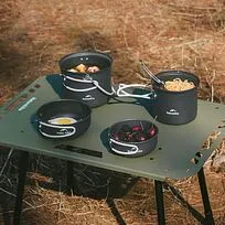Набор посуды Naturehike NH18T018-G, серый