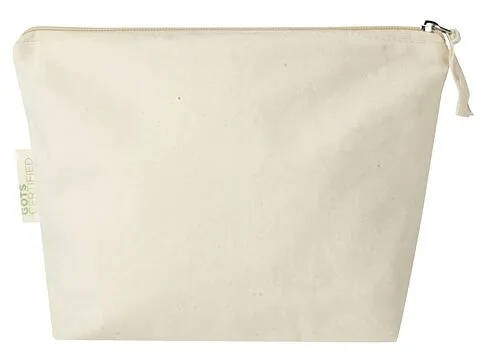 Orissa косметичка из органического материала GOTS 180 г/м², 1л - Натуральный