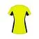 Футболка Shanghai женская, неоновый желтый/черный