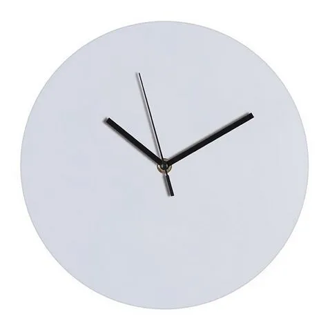 Заготовка для часов круглая, на которой можно напечатать индивидуальный дизайн по всей площади циферблата, белый Заготовка для часов круглая, на которой можно напечатать индивидуальный дизайн по всей площади циферблата, белый